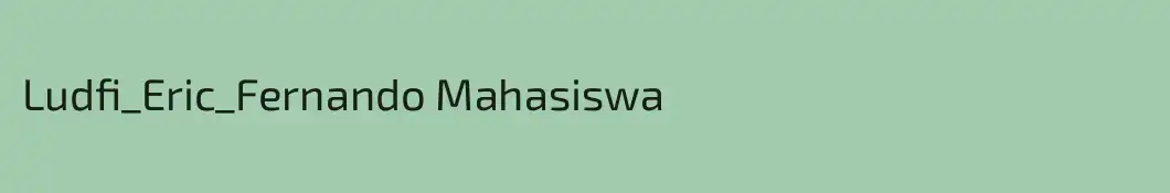 Ludfi_Eric_Fernando Mahasiswa